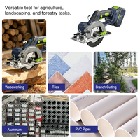 Scie circulaire sans fil 21V au lithium, portable, pour la découpe du bois, du métal, des carreaux et de la pierre, vente en gros d'usine, OEM, ODM