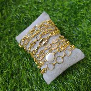 Bracelets pour femmes BC1413, chaîne à maillons rectangulaires en <span class=keywords><strong>or</strong></span> délicat, avec zircon cubique en forme <span class=keywords><strong>de</strong></span> <span class=keywords><strong>grain</strong></span> <span class=keywords><strong>de</strong></span> <span class=keywords><strong>café</strong></span> - Product Image 6