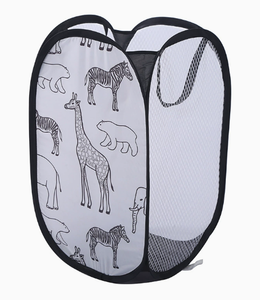 Có thể gập lại hộ gia đình ráp giỏ giặt lớn lưới trẻ em lưu trữ Bền và thực tế hosanthes - Product Image 5