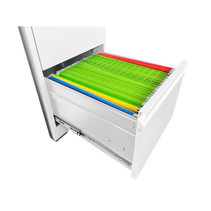 Thép 4 ngăn kéo tủ hồ sơ với khóa kim loại dọc Tủ hồ sơ nhỏ - Product Image 4