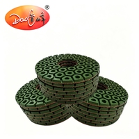 Tampons de polissage diamantés Daofeng en nid d'abeille, pour utilisation à sec ou à l'eau, pour surfaces en granit, marbre, béton, pierre, quartz