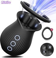 Vibrator Erotikspielzeug Sinnliche Freuden Erotisches Massage-Set mit 10 Vibrations-, Leck- und Saugfunktionen für Frauen Paare Rosen-Vibratoren