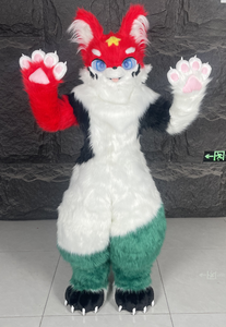 Super Qualité Personnalisable Professionnel Fursuit Costumes Adulte Digitigrade En Peluche Chat EVA Mascotte Costume Enfant Furry Anime Costume - Product Image 2