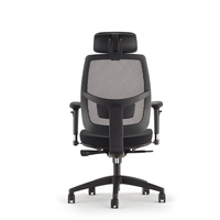 Chaise de bureau ergonomique pivotante en maille à dossier haut avec support lombaire pour la vente en gros