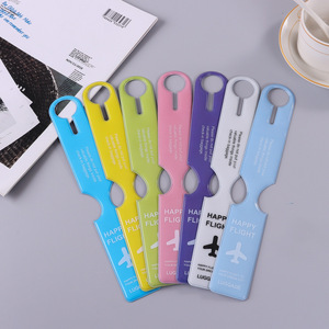 Hot bán 6 cái/gói thời trang PVC hành lý <span class=keywords><strong>tag</strong></span> Set lên máy bay vượt qua thẻ & hộ chiếu thư chủ Mẫu Stylish du lịch phụ kiện - Product Image 2