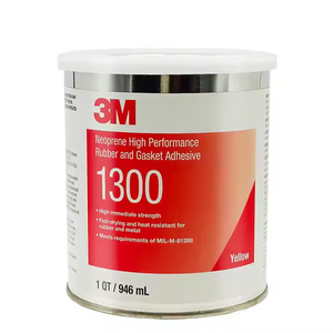 Adhesivo de Secado Rápido de Alta Temperatura FM271 3m 1300 Amarillo de 946ml para Unión de Metal y Goma y Sellado de Bordes - Product Image 3