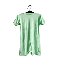 Combinaison pour bébé en fibre de bambou respirante, manches courtes, tenue de jeu pour nourrissons, douce et respectueuse de la peau, tenue de ramper pour bébé