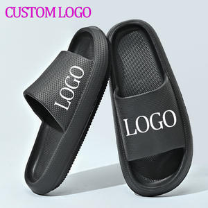 Pantofole personalizzate cinque colori EVA pantofole impermeabili per bagno interno stampa di trasferimento di calore Logo pantofole per gli uomini e le donne - Product Image 1