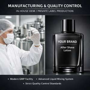 Loción para Después del Afeitado de Marca Privada OEM, Calmante para el Cuidado Masculino, Loción Calmante para la Piel Después del Afeitado, Serie Profesional para Barberos - Product Image 4