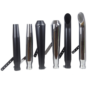 Silencieux <span class=keywords><strong>moto</strong></span> modifié pour <span class=keywords><strong>Harley</strong></span>/Triumph Scrambler/<span class=keywords><strong>Moto</strong></span> Guzzi avec échappement <span class=keywords><strong>moto</strong></span> rétro <span class=keywords><strong>style</strong></span> queue de poisson vintage - Product Image 1