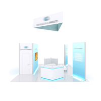 Offre Spéciale de stand de salon 3x3 personnalisé nouvelle solution d'affichage avec cadre en aluminium