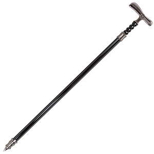 Canne en métal Bloodborne Remake de 93 cm avec poignée en T, finition noire brillante, accessoire de cosplay, thème chevalier, bâton de marche unisexe, vente en gros - Product Image 2
