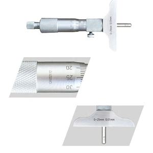 QLR industriale a forma rotonda ponte micrometro 0-1 ''0-25mm pinze Vernier con incudini intercambiabili - Product Image 4