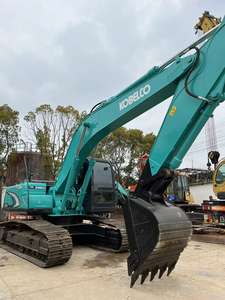 Mini-excavatrice Kobelco SK210LC d'occasion, poids opérationnel de 22 tonnes, avec moteur Cummins, boîte de vitesses principale, pompe et roulement Kawasaki - Product Image 4