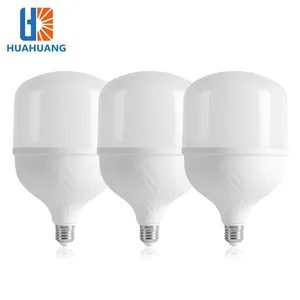 Huahuang Lighting Manufacturer 5 10 15 20 30 40 50 60 W PBT PP E27 LED Bulb