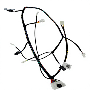 Faisceau de câblage de châssis de véhicule, assemblage multi-branches, connecteur noir, faisceau de câblage automobile personnalisé OEM 12V 24V - Product Image 1