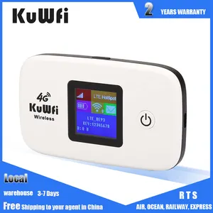 2400Mah yüksek hızlı KuWFi yönlendirici WiFi 150Mbps LTE 4g Wifi güvenlik cihazı Sim kart yuvası ile 4g cep yönlendirici Wifi Hotspot