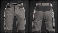 Pantalon de Travail Cargo Homme Robuste avec Graphiques Personnalisés pour Ateliers Industriels, Réparateurs et Mécaniciens