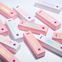 À la mode Boutique Lip Sticker Papier Personnalisé Durable Socket Type Boîtes D'emballage De Haute Qualité