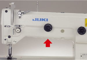 จักรเย็บผ้าอุตสาหกรรม JUKI รุ่น LZH-1290-7 แบบเข็มเดี่ยว เย็บซิกแซก พร้อมตะขอขนาดใหญ่ - Product Image 2