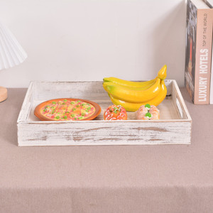 Wooden <b>Storage</b> <b>Tray</b> Rectangle Reusable Standing Type For Organizing Miscellaneous Items - Product Image 1