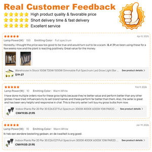 Ampoule de culture horticole à spectre complet en aluminium noir et blanc 10W 20W 30W 35W pour jardin - Product Image 6