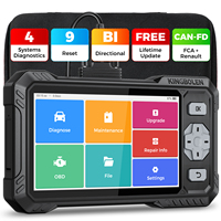 KINGBOLEN S608 OBD2, Lector de Códigos de Diagnóstico Universal para Automóviles de 12V con Pantalla LCD de Sistema Completo y 1 Año de Garantía
