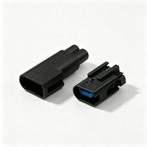 Konektor Terminal Listrik Tahan Air 2 3 4 8 & 12 Pin TE AMP 2-1437712-5 Kabel Harness Pria Wanita - Product Image 1