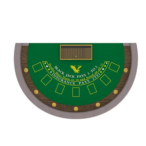 Tables de poker <span class=keywords><strong>Blackjack</strong></span> exclusives semi-circulaires YH 7 places, fabricants de tables de jeu de cartes de <span class=keywords><strong>casino</strong></span> - Product Image 5