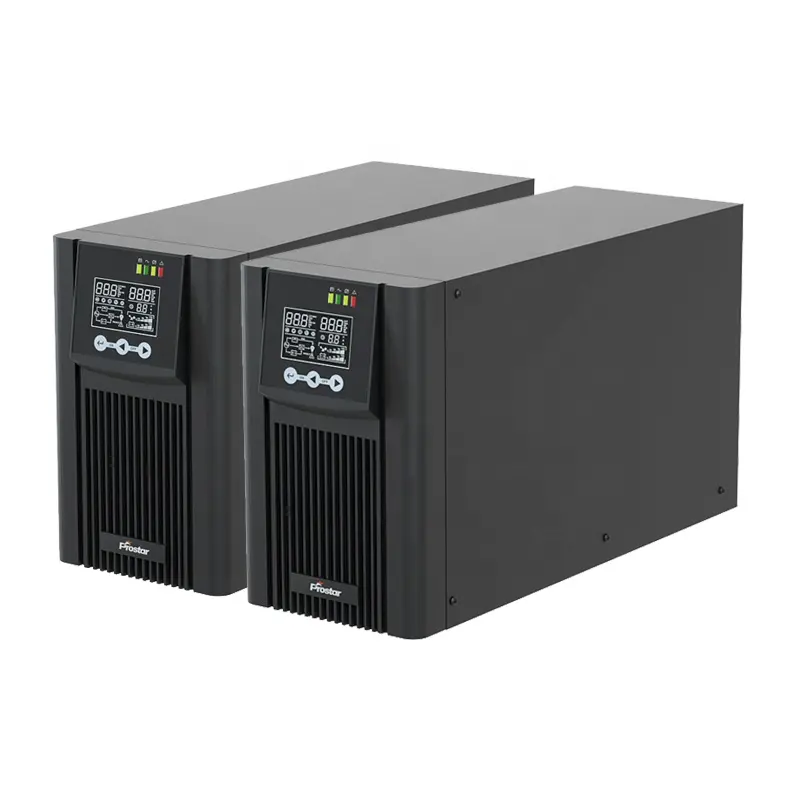 2000W UPS Online Frekuensi Tinggi, Daya Tidak Rusak untuk Server 220V 230V 240V 1/1 Fase 24 Voltase PF1.0 Sai