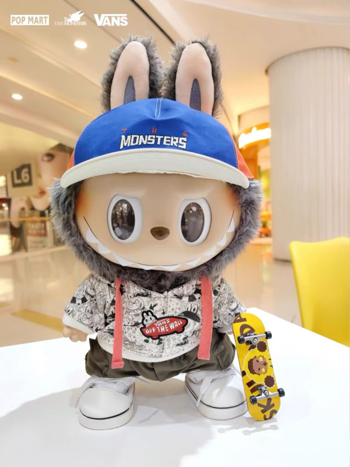 For Pop Mart Labubu Vans Collaboration Limited Edition Blind Box