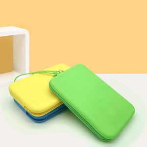 Unisex Design Grain Wallet With Silicone Zipper Long Card Holder and <b>Slim</b> Lining Coin <b>Purses</b> Soft Plastic for Men - Product Image 3