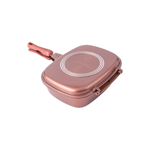 Thực Phẩm Cấp Không Dính Lai Chảo Tổ Ong Chảo Không Dính 3-Lớp Thép Không Gỉ Fry Chảo Với Nắp - Product Image 3