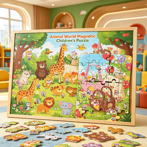 <span class=keywords><strong>Puzzle</strong></span> de haute qualité pour la petite enfance, jouet éducatif pour le développement cognitif précoce, idéal pour un cadeau d'anniversaire, de Noël ou de vacances - Product Image 1
