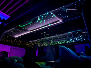 Nueva fuente de luz de fibra óptica panorámica para coche para techo de cielo estrellado techo de coche cielo estrellado superior romántico colorido fácil de instalar - Product Image 3