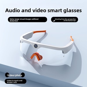 <span class=keywords><strong>Gafas</strong></span> Inteligentes XV15 con Marco Deportivo Negro/Blanco, Fotografía 4K HD, Grabadora de Conducción, Reproductor de Música - Product Image 2