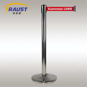 Traust Sân Bay An Toàn Thép Kiểm Soát Đám Đông Hàng Xếp Hàng Quản Lý Dòng Có Thể Thu Vào Băng Vành Đai Cực Bài Đứng Xếp Hàng Rào <span class=keywords><strong>Stanchion</strong></span> - Product Image 5