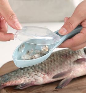High-End Eco-Friendly Plastic Fish Scale Scraper Cover Spatula with Dishwasher Safe Design for Kitchen Use - Product Image 4