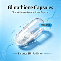 Complément Alimentaire Végétalien Antioxydant Éclaircissant pour la Peau à Base de Glutathion Haute Concentration, Marque Privée OEM