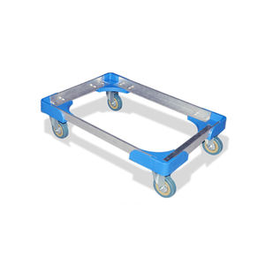 Plataforma rodante de 4 ruedas de plástico y aluminio, caja de transporte de elementos móviles, gran oferta - Product Image 3