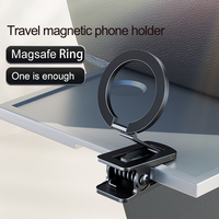 Pemegang ponsel perjalanan pesawat magnetik, inovatif baru dukungan telepon rotasi 360 braket ponsel universal penggunaan banyak