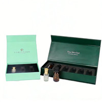 Coffret Cadeau Luxe Personnalisable pour Huiles Essentielles et Cosmétiques, Boîte Rigide en Matériaux Recyclés avec Doublure en Mousse