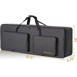 Sac de transport pour clavier de piano électronique 88 touches en tissu Oxford rembourré, certifié BSCI - Product Image 5