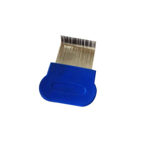 Pet Steel Comb For Dog Fur Care 72x59mm Anti Itch Knot Remover - Product Image 2