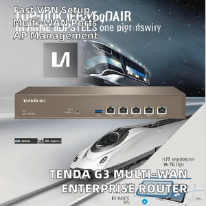 Tenda เราเตอร์แบบมีสายสำหรับองค์กร G3 1000Mbps พอร์ตแบบหลายวันไฟร์วอลล์ pptpptp/ipsec VPN พอร์ทัลการจัดการ - Product Image 2