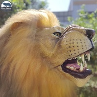 Modèle d'animal réaliste grandeur nature, animatronique, simulation d'animal télécommandé, lion à vendre