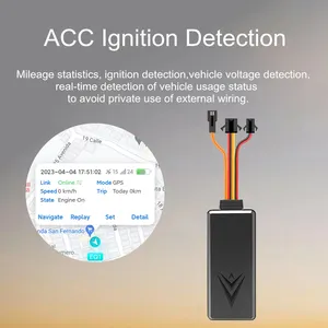 Minikleinfahrzeugortungsgerät Ios Android APP ferngesteuertes Motor-Abschaltgerät Echtzeit-Mikodus-Autolaufzeichnung Gerät Gps-Tracker für Motorrad