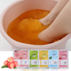 Coreano Lavanda Flor Agua Sal Pie Baño Máscara Jalea <span class=keywords><strong>Spa</strong></span> Pedicura Queratina Logo Tipo Personalizado - Product Image 1