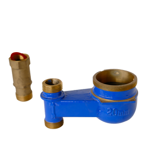 De alto margen productos latón mojado-dail de medidor de agua de <span class=keywords><strong>la</strong></span> instalación de cuerpo con válvula - Product Image 2