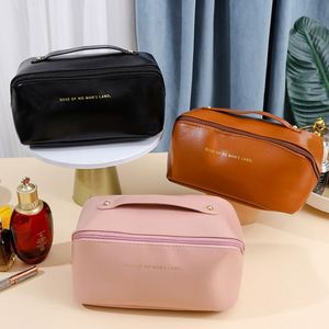 Ins Viral Handbag Organizer, Accordion Pillow Cosmetic <b>Bag</b>, <b>Large</b> Capacity Travel <b>Toiletry</b> Storage <b>Bag</b> - Product Image 3